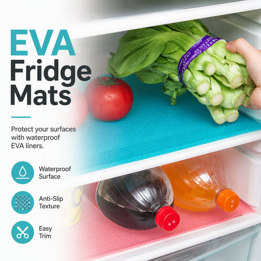 🧊🔥 LAST DAY -BUY 1 GET 2 FREE-50% off🎁 Waterproof Fridge Shelf Liners – Non-slip, easy-clean & food-safe – Keeps fridge shelves fresh & organized ✨